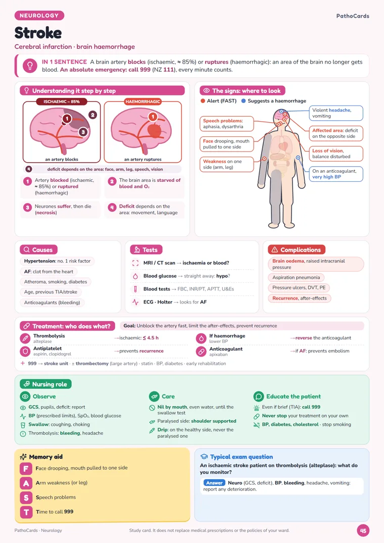 Stroke card
